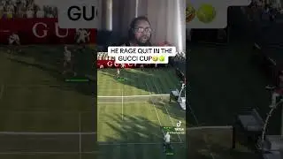 Rage quit in a cup match 😡🤣 #topspin2k25 #topspin #tennis #2k #2kcommunity #shorts #viral