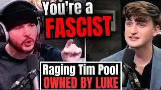 Tim Pool SCREAMS at Luke Beasley & Immediately Regrets It