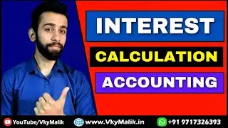 Interest Calculation Accounting Entry in Tally Prime | Interest Entry in Tally Prime