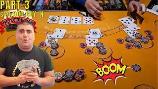 Massive Bets On High Limit Black Jack Table - HIGH ROLLER BLACK JACK