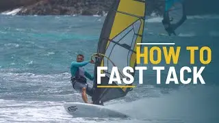 How to fast tack on a windsurfing wave board. Josep Pons Top tips and technique tutorial