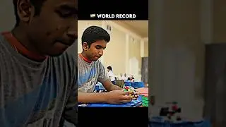 Pavan Ravindra solve cube in 5.58 seconds 🇮🇳 world record 