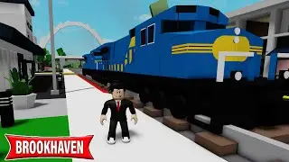 I rode the new Brookhaven RP train (Roblox)