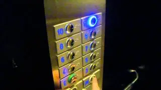Amazing KONE (Mod by: OTIS) MRL Traction elevators @ Globe Quality Hotel, Globen, Stockholm, Sweden.