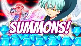 FIRST MULTI ESCANOR!!! SARIEL & TARMIEL SEVEN DEADLY SINS SUMMONS WITH GACHA TALKS AND AMAZING YT!!!