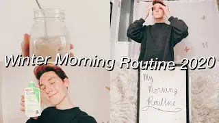 MORNING ROUTINE WINTER 2020 | skincare, mindfulness, chill + productive, winter break