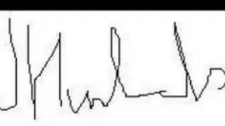 JS Huntland's signature