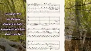 Aleksander Peçi  Les Chevraux. fragment de ballet Les chevraux et le Loup,Piano logic Pro
