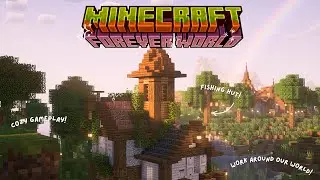 I BUILT A COZY Fishing Hut In My MINECRAFT FOREVER World (episode 012)