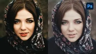 editing a portrait in photoshop