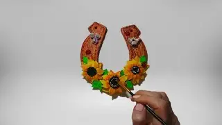 Подкова🌻♥️из соленого теста своими руками.Мастер-класс.DIY.