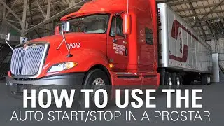How to set up the Auto Start/Stop in an International ProStar
