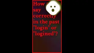 The person was logged in to the website. log in is a phrasal verb so only the first part... 
