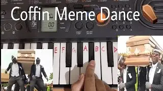 Coffin meme dance easy piano tutorial.