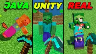 minecraft for java vs unity vs realistic