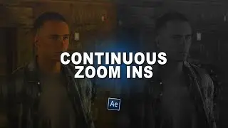 continuous zoom ins ; after effects