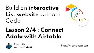 Lesson 2/4 – Build an interactive List website without writing any code [ Database ]