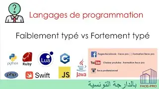 fortement typé vs faiblement typé || typage statique vs typage dynamique