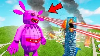 RAINBOW FRIENDS mit LASER AUGEN! (Brick Rigs Story)