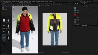 CLO3D - о работе с застежкой-молнией