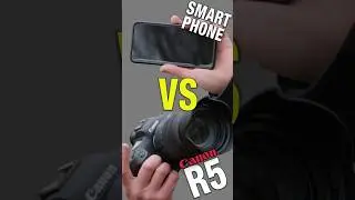 CANON R5 VS SMARTPHONE?! Which is your winner? 🏆 let us know 👇 #canon #photography #phonephotography