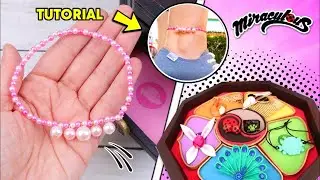 DIY Новая Чудесная Божья Коровка | Как сделать PIG Miraculous ANKLET, учебник Daizzi Miraculous