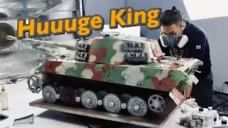 Finished! Painting the 1/6 RC KingTiger