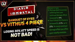 Explain Guide Vithus Vs Banquest of Eyes | Losing 30% Att Speed for DH is not Bad | Diablo Immortal