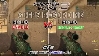 CS2 NVIDIA REFLEX ENABLE vs ENABLE BOOST With Nvidia Latency Analyzer : Nvidia 551.23