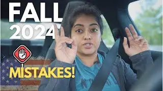 Avoid these MISTAKES for FALL 2024 as an International Student!