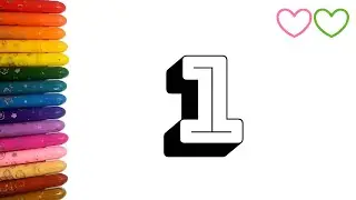 How to write number 1, How to draw numbers, 123456789, Numberblocks