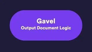 Output Document Logic - Which Documents Are Generated