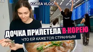 Дочка прилетела / странная корейская культура KOREA VLOG