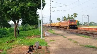 17406 Krishna Express || Adilabad To Tirupati || Indian Railways 