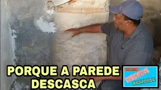 Porque a parede descasca na parte de baixo