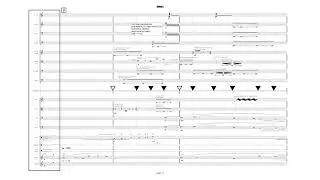 IMPACT percussion concerto by Ben Johansen with score (with sax, brass, and string quartets)