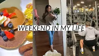 weekend in my life: concert outfit ideas, merit beauty unboxing, gym life, apartment deep clean