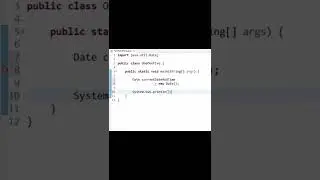 Java Program to find current date and time.