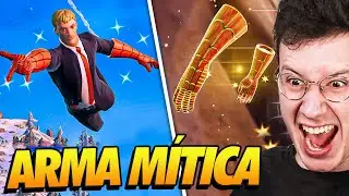 *NOVA* ARMA MÍTICA DO HOMEM ARANHA É INSANA!! - FORTNITE