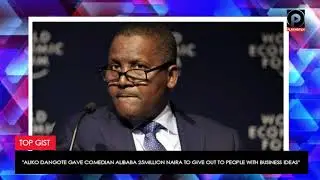 Aliko Dangote Gave Alibaba 25million Naira To  Distribute to People on instagram