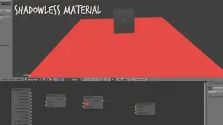 Blender tutorial - shadowless material node (cycles)