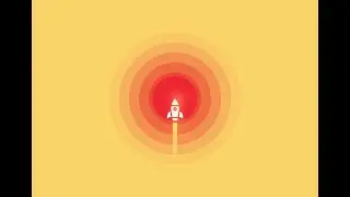 ROCKET ANIMATION BY USING HTML AND CSS