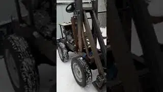Мини трактор погрузчик