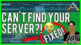 Ark Survival Evolved PS4 Tutorial - How To Find Your Nitrado Server In The Server List FIX