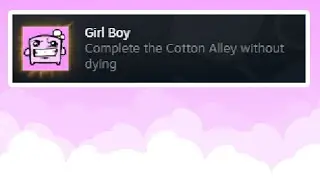 [Super Meat Boy] Girl Boy achievement (Cotton Alley no deaths, no reset abuse)