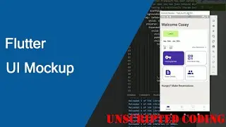Mocking up a UI in Flutter! | Unscripted Coding