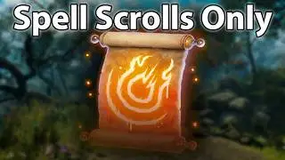 Can you beat Baldur's Gate 3 with ONLY SPELL SCROLLS?