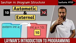 11.3. Automatic variables and extern keyword in C  | Complete C programming course | Sunil Dhimal