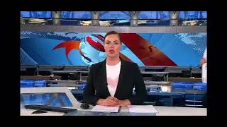 Девушка на 1 канале выбежала с плакатом нет войне