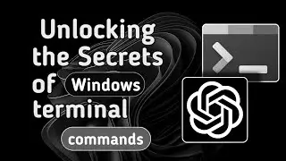How to use chat GPT for windows terminal